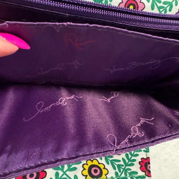 Vera Bradley Mod Flowers Quilted Accordion Wallet Colorful Large Pretty Floral - Picture 5 of 12
